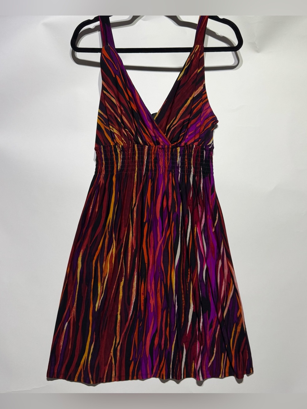 ANA new approach purple and orange y2k dress